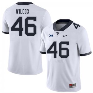 Men's West Virginia Mountaineers NCAA #47 Avery Wilcox White Authentic Nike Stitched College Football Jersey CG15G07EI